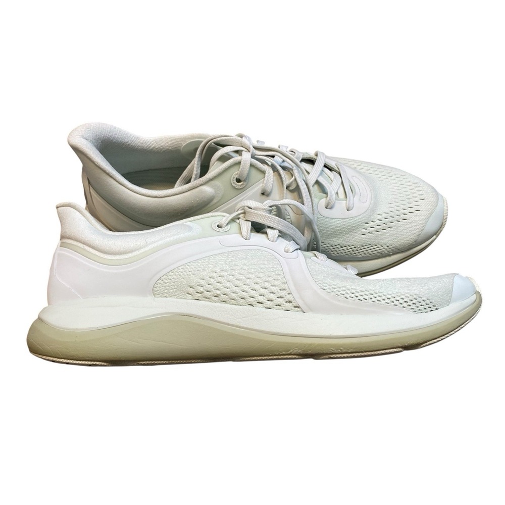 Lululemon Chargefeel Workout Athletic Shoes Women 9.5 EU 42 Green White - Picture 5 of 15